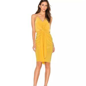 MISA Los Angeles Women's Marigold Domino Mini Dress Size XS NWT Yellow